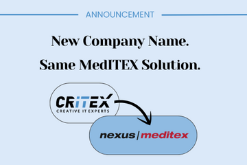 CRITEX GmbH firmiert künftig als NEXUS / MEDITEX GmbH